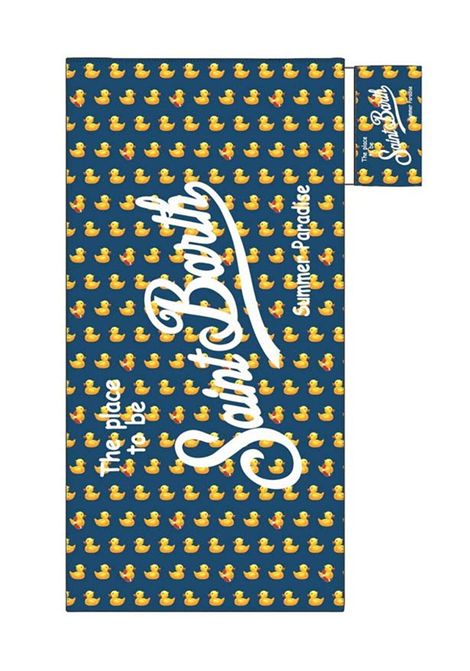 Telo MC2 Saint Barth donna AIDAIN02678H61 blu ducky MC2 SAINT BARTH | Teli mare | AIDAIN02678H61